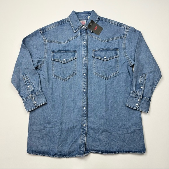 Levi's Other - NEW! Men’s Levi’s Strauss & Co. Pearl Snap Denim Button Down Size Small W/Tags